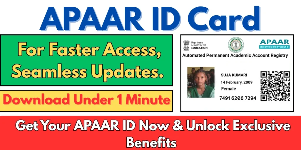 APAAR ID card